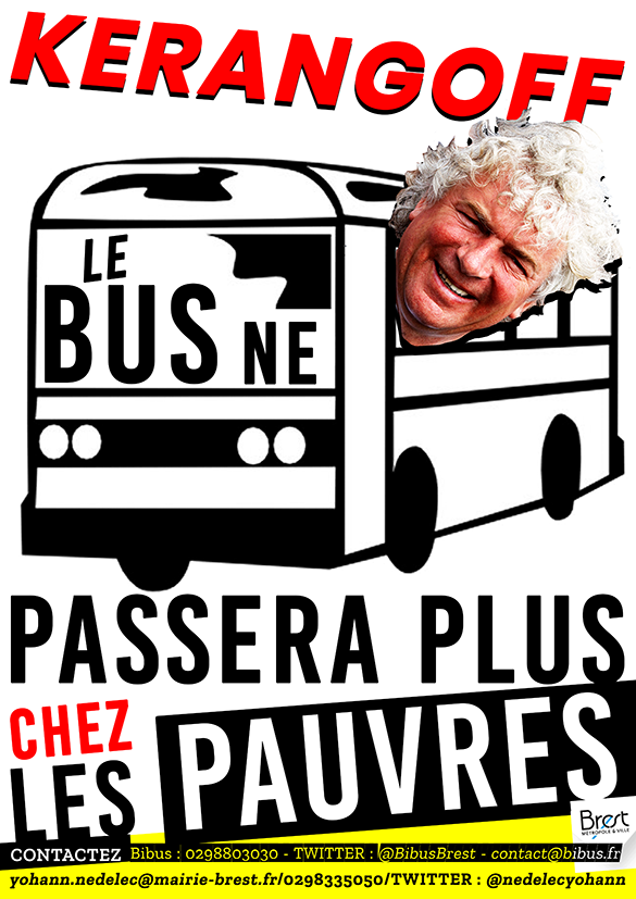 Kerangoff Le bus ne passera plus chez les pauvres AVEC CONTACTS